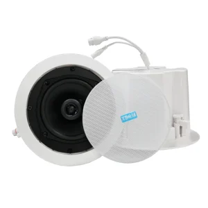 POE IP Ceiling Speaker Supports SIP/WIFI Protocols for Remote Music Playback Speech Fire Alarm System