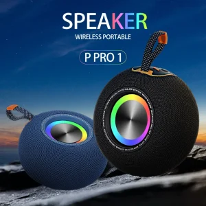 PRO1 Mini Wireless RGB LED Speakers BT5.1 IPX6 Outdoor Boombox for Home Party Stage FM Radio Perfect Computer Home Gift