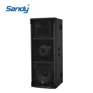 PRO6.3 Pro Audio Dual 15 Inch Full Range High Power 3600W Concert 2 Way Wooden Floor Standing Passive Speaker