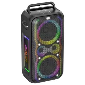 PT21 200W IPX-6 Waterproof 2.1 Channel Portable Speaker Built-in Mic RGB LED 10000mAh Battery Outdoor Home