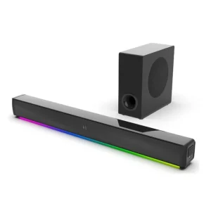 Party 2 in 1 Detachable Design Smart TV 80W Sound Bar Deep Bass Bluetooth Soundbar Home Theater Surround Sound With Subwoofer