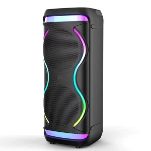 Party Speaker TF USB Audio Desktop Portable Subwoofer Luminous Outdoor Karaoke Stage Speaker