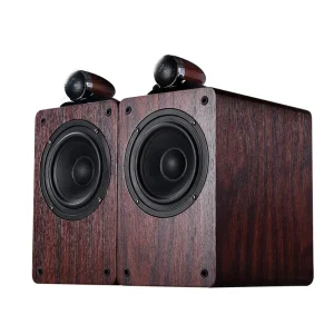 Passive 2-Way HiFi Tweeter Wooden Home Theatre and Computer Compatible Bookshelf Speakers SP-2080