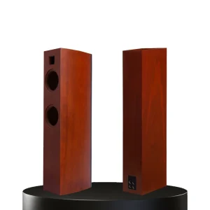 Piano Lacquer Wood Speaker Shell Powered Speakers and Accessories Loudspeaker Cabinet for HiFi Audio System
