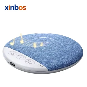 Pillow Speaker Bone Conduction Silent Portable Charger with AirPlay AC Powered for Sleep Peacock Blue Technology
