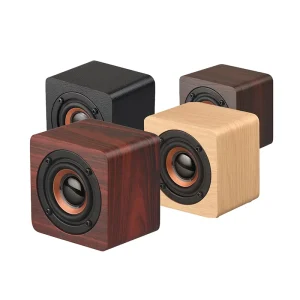 Pocket Wooden Speaker HIFI Cinema Stereo Sound BT5.0 Small Home Office Computer Speaker