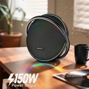Portable 150W for Blue Tooth Wireless Speaker with RGB LED Lighting Deep Bass for Indoor Use High Quality Speaker