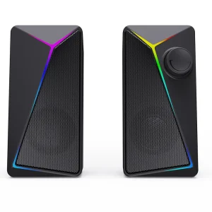Portable 2.0 RGB Speaker PC Desktop Laptop Computer Gaming Speakers