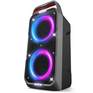 Portable 240W Peak Powerful Loud Sound Deep Bass Wireless Boombox Large Subwoofer IPX-5 Waterproof RGB LED Lighting 15