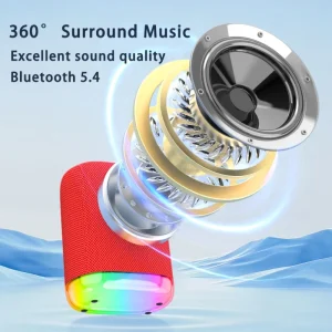 Portable 5.3 5W Small Subwoofer Outdoor Camping Speaker