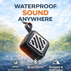 Portable 5W Wireless Speaker with RGB LED Light High Fidelity Sound Outdoor Subwoofer Factory Supply