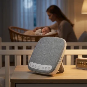 Portable Baby Sleep Sound Machine Lullaby Soothing Music Speaker White Noise Machine for Calm Sleep
