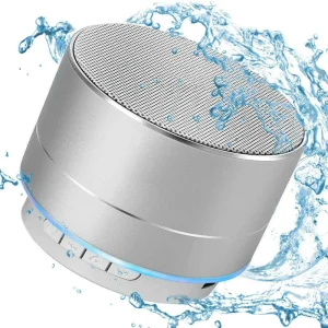 Portable Bluetooth 5.3 Speaker with Lights Powerfull Clear Sound Waterproof Small Wireless Speaker for Outdoor Gift Ideas