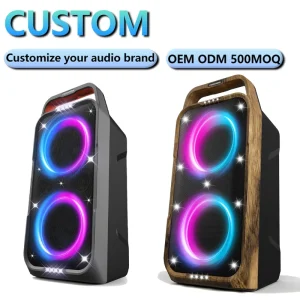 Portable Bluetooth Speaker 240W Loud Sound Deep Bass Wireless Boombox Large Subwoofer 15 Hours for Outdoor