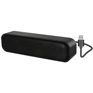 Portable Brass Mini Speaker HK5008 USB Wired Plug in & Play Audio Music Player Low Price Desktop Audio for Computer Use