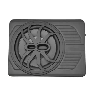Portable Car Subwoofer Speaker System 12V Active Bass Box with Amplifier Universal Fit for Car SUV Pickup