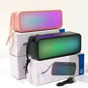 Portable Colorful LED Light Speaker Wireless Stereo Bluetooth Small Outdoor Waterproof Mini Speaker