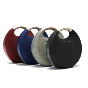 Portable Fabric Wireless Speaker HiFi Bass Wireless Dual Channel with TF USB AUX FM for Outdoor Travel and Parties