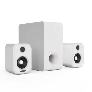 Portable Home Theater Multimedia 2.1 Speaker System Professional Wood 2.1 Speaker Big Sound Better Expressed Home Plastic