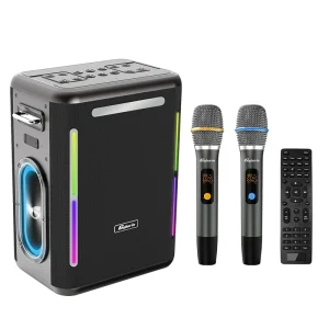 Portable IPX6 400W High Power 5.3 Speaker RGB Colorful Light Subwoofer 360 Stereo Surround TWS FM Boombox Gift