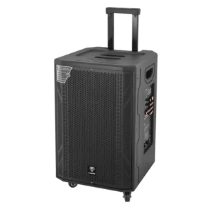 Portable K08B PA Speaker 10″ Rechargeable Indoor Outdoor BT Karaoke Audio System LED Display FM AUX MP3 USB