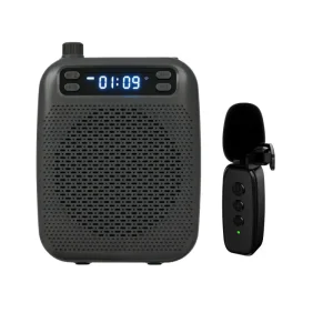 Portable Loudspeaker 10W Rechargeable Voice Amplifier UHF Wireless Lavalier Mic PA Speaker For Teachers Classroom Lecture