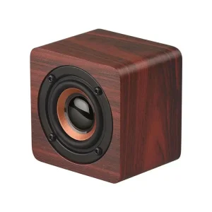 Portable Loudspeaker Wooden Bluetooth Speaker Wireless Subwoofer Bass Powerful Sound Box Music Speakers for Phone and PC