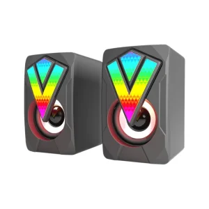 Portable Luminous USB Computer Speaker Luminous USB Cable Mini Subwoofer for Laptop Multimedia Audio Gaming Speakers