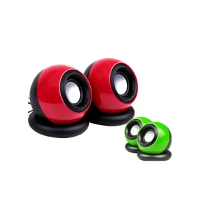 Portable Magic Ball Wired 2PCS Small Speaker 3.5mm Audio Interface 3W With USB Input Wired Music Player
