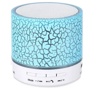 Portable Mini Professional Audio Smart Speaker RGB LED Lighting Memory TF Card for Home Computer Microphone Use