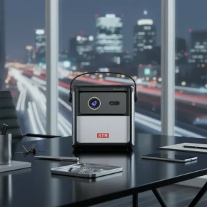 Portable Mini Smart Android 11.0 System BT 5.0 Dual Band WIFI Outdoor Beamer 450 ANSI Lumens Wireless Pocket 3D Projector