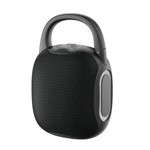Portable Mini Speaker BT5.4 IP56 Waterproof Fabric Wrapped RGB Lights Hanging Hook TF Card USB Playback Outdoor Use
