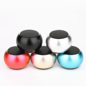 Portable Mini Steel Gun Metal Bluetooth Subwoofer for Party