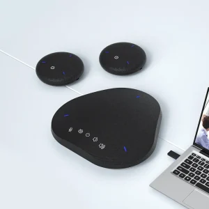 Portable Noise Reduction Speaker With USB Wireless Conference Microphone