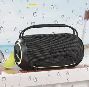 Portable Outdoor 40W Wireless BT Waterproof Speaker 360° Surround Sound TWS HIFI Stereo Subwoofer RGB Light Speaker