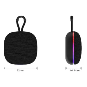 Portable Outdoor Mini Wireless Speaker V5.3 3W Memory Card Supported for Computer Mobile Phone Rechargeable Built-in Mic 2-4h