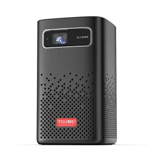 Portable Outdoor P20+1080P Smart Speaker LED Light Mini 3D Home Theater Android 9 Built in Battery 2G RAM Laser Lamp