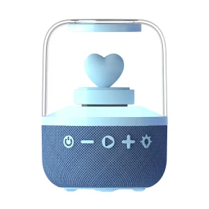 Portable Outdoor Smart Speaker with AI Activation TF Card Mode AU Mode and Seven Color Ambient Light Gifts