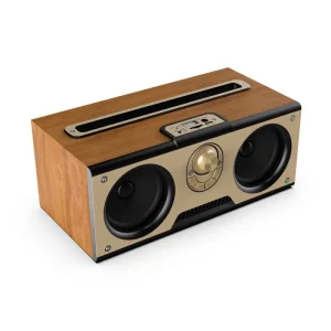 Portable Outdoor Subwoofer Speaker with Wireless Connectivity Musical Instruments Accessory Sound Box Vintage Wooden Speaker
