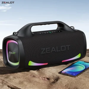 Portable Outdoor Waterproof IPX6 Speaker 24000mAh Battery RGB Wireless Phone Charging Karaoke Player S79 Party Speaker