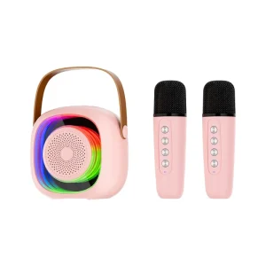 Portable Plastic LED Lamp for Bluetooth Outdoor Wireless Speaker with Microphones