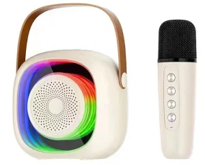 Portable Pocket Music Box Speaker Home KTV Party Gift Speaker Mike Mini Speaker With Microphone