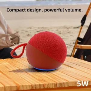 Portable RGB LED Mini Speaker for Kids 5W BT USB FM Music SOM 023