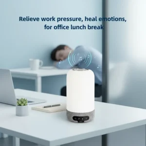 Portable Rechargeable White Noise Sound Machine 15 Sounds Night Healing Emotion Stress Relief BT Speaker Sleep Aid for Adults
