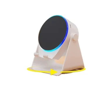 Portable Smart Induction Wireless Mobile Phone Holder with RGB LED Lighting Smart Induction Stand Music Player and Speaker