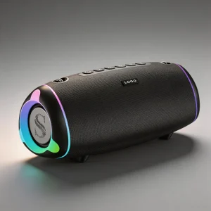 Portable Speaker 50W Loud Stereo Sound IPX5 Waterproof RGB Lights TWS Pairing Aux 10000mAh 15 20H Playtime Built in