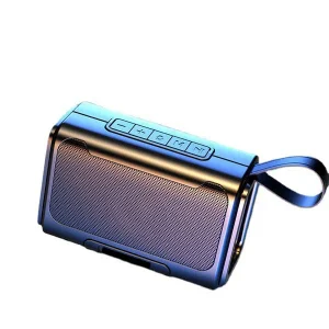 Portable Speaker BT5.3 HiFi Deep Bass IPX4 Waterproof TF Card TWS Handsfree Phone Stand Strap Car Loud Sound Long Play