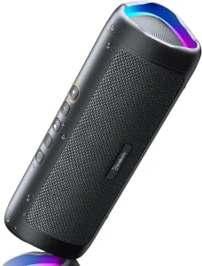 Portable Speaker Dynamic RGB Light IPX5 Waterproof Boom Box Wireless Speaker BT 5.3 Stereo Sound for Outdoor Party