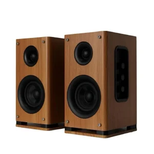Portable Speaker Usb Music Player Wooden Super Bass Wireless Multimedia Audio Sound Box Bookshelf Speaker for Computer