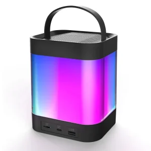 Portable Speakers Wireless Headphones LED Light Wireless Speaker Subwoofer Bass Wireless Speaker